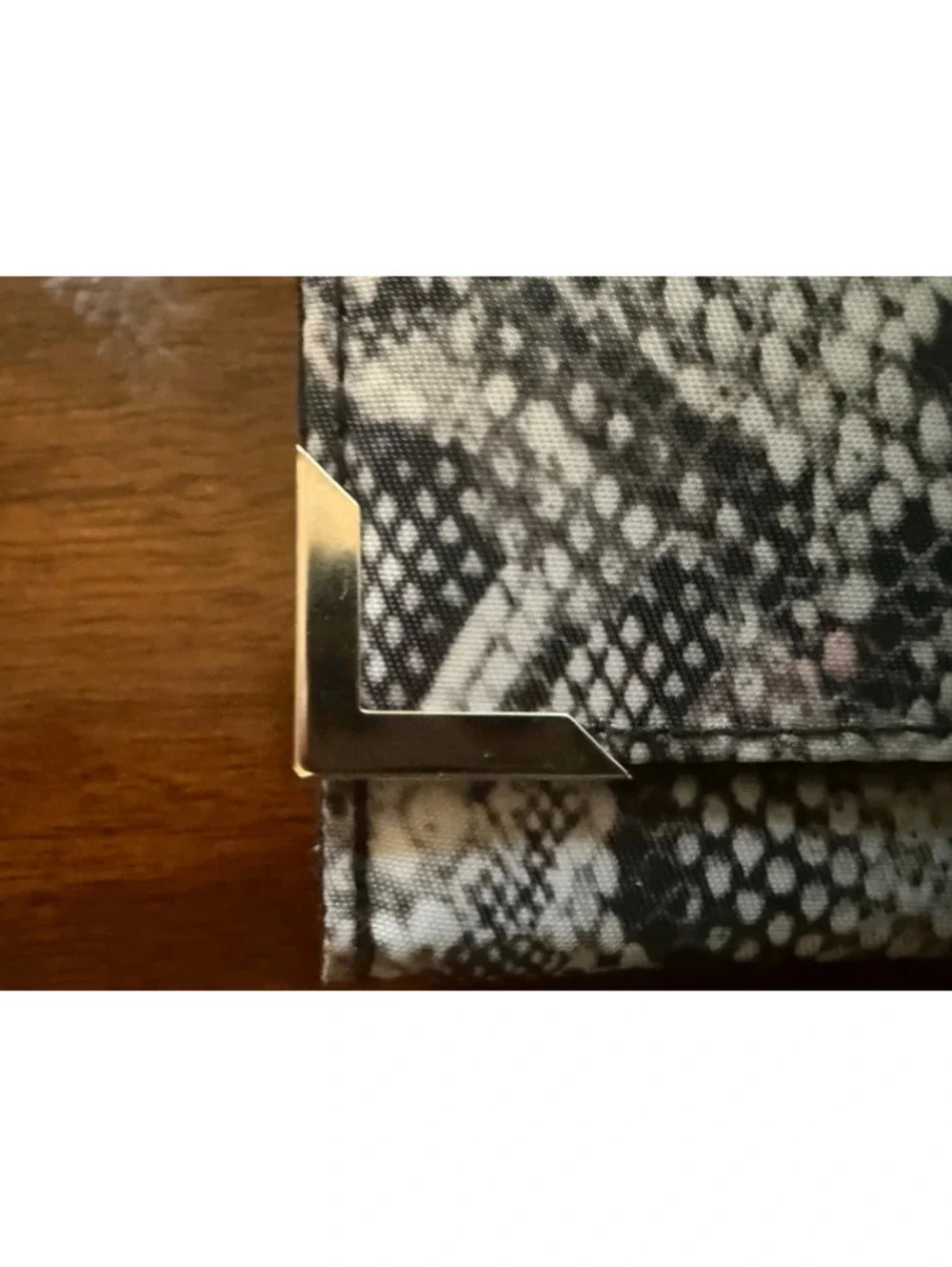 NWT White House black market, jewelry travel roll, lunar snake print - Picture 3 of 8